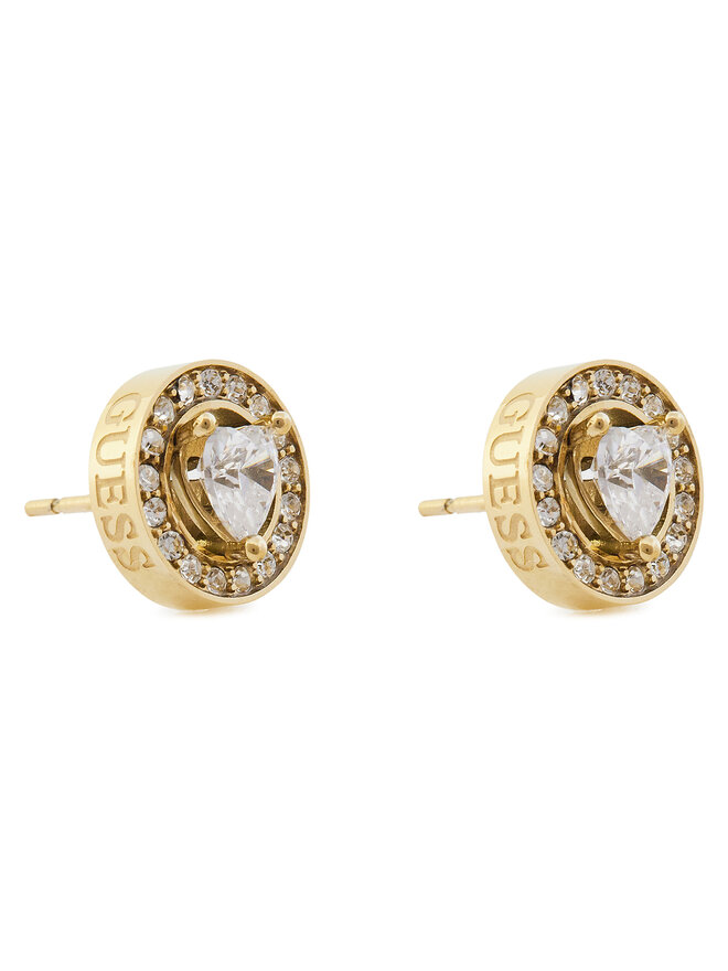 Guess Schmuckset Halskette und Ohrringe Guess JUBS04 694JW Goldfarben