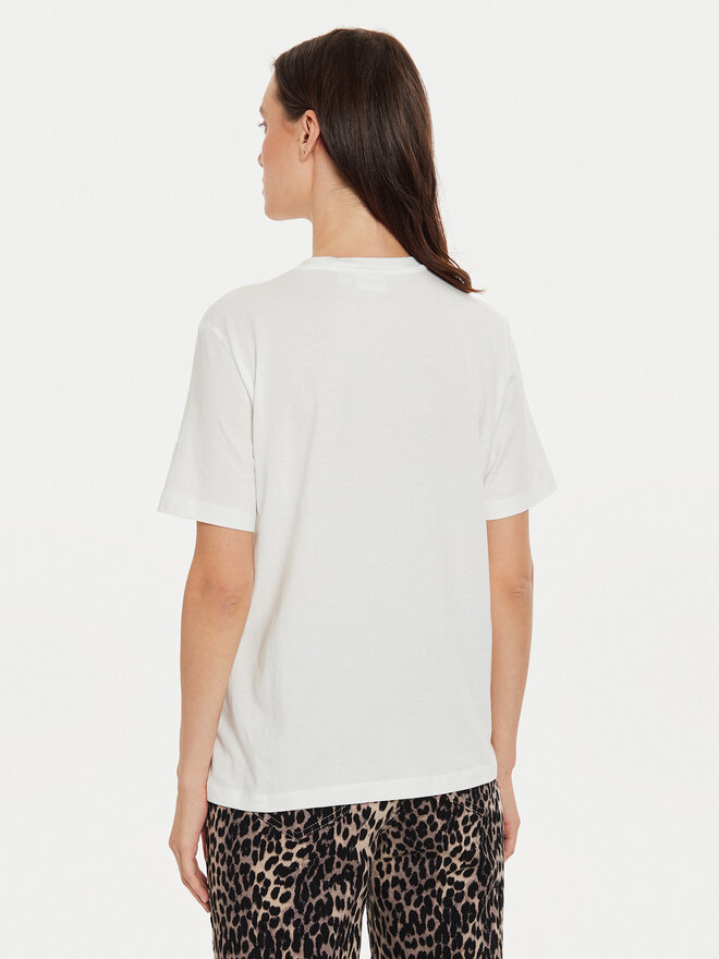 Vila Vila T-Shirt Sybil 14097370 Λευκό Regular Fit