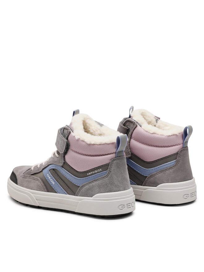 Geox Schnürschuhe Geox J Weemble G. B J260LA 0ME22 C0502 D Grau