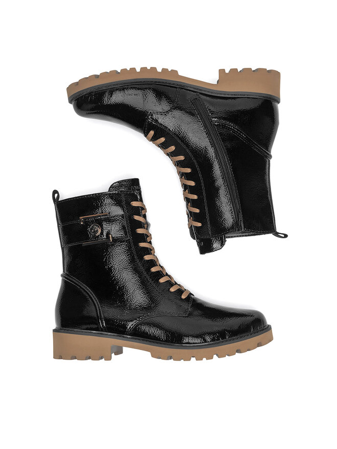 Remonte Schnürschuhe Remonte D8663-00 Schwarz