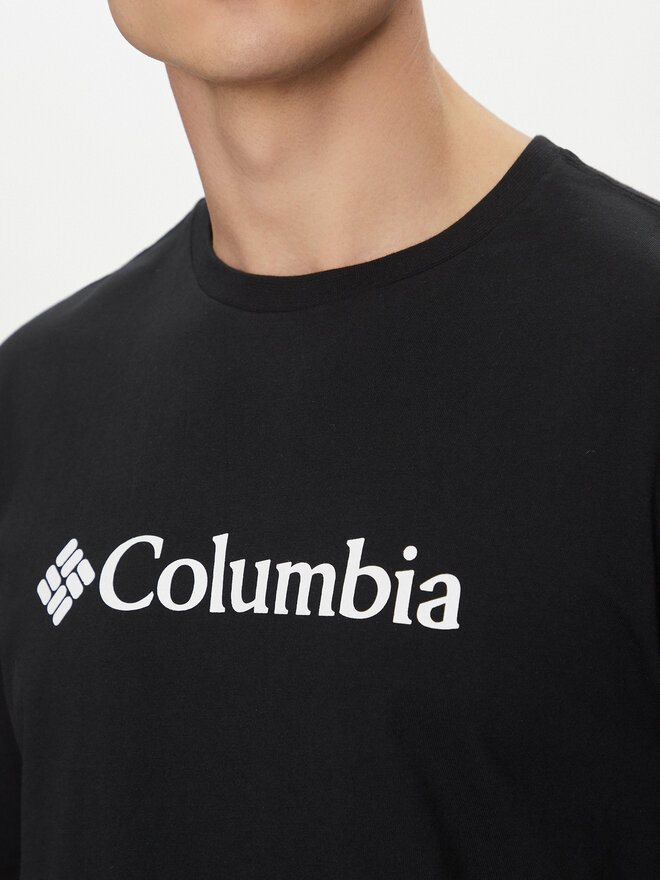 Columbia Columbia Marškinėliai CSC Basic Logo EM2180 Juoda Regular Fit
