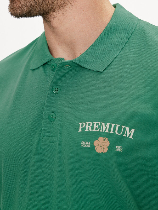 Jack&Jones Jack&Jones Polo marškinėliai Jprblaalfie 12259678 Žalia Regular Fit