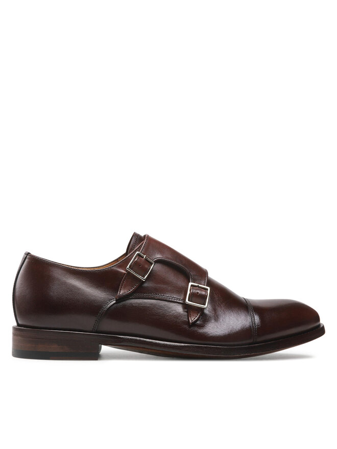 Lord Premium Półbuty Lord Premium Double Monks 5502 Brązowy