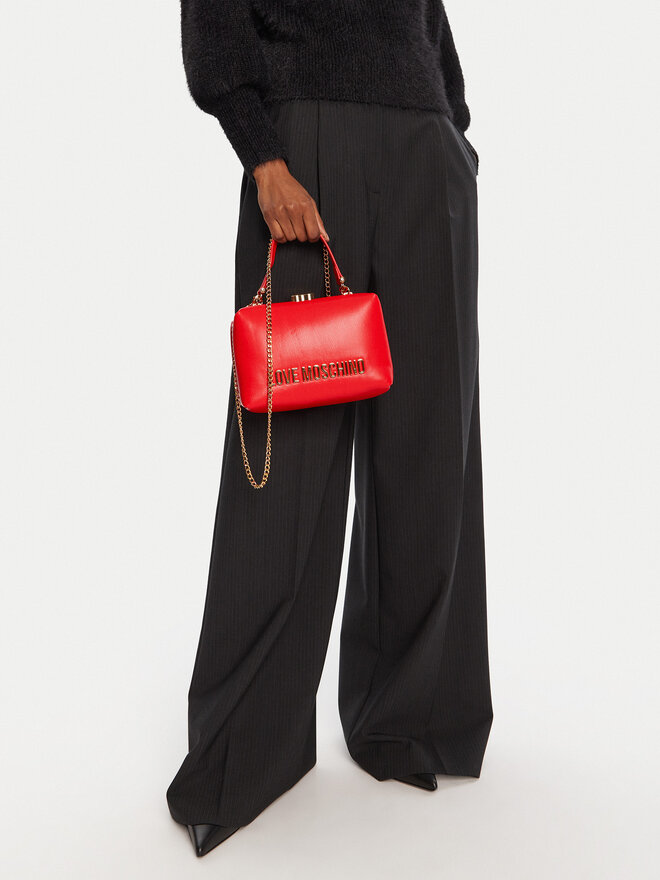 LOVE MOSCHINO Ročna torba LOVE MOSCHINO JC4096PP1NLM0500 Rdeča