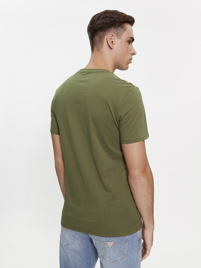 Guess Guess T-Shirt Logo M2YI71 I3Z14 Grün Slim Fit