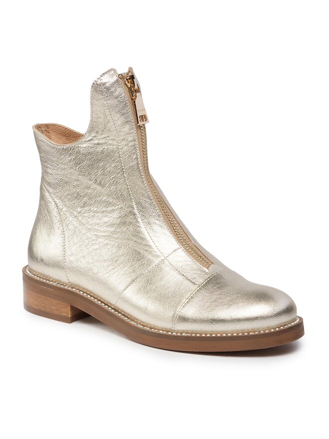 R.Polański Stiefeletten R.Polański 1580 Goldfarben