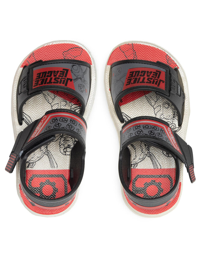 Grendene Kids Szandál Grendene Kids Liga Da Justica Sandalia Inf 22589 Fekete