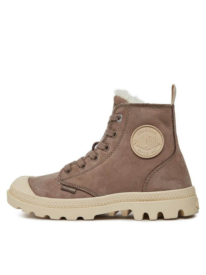 Palladium Schnürstiefeletten Palladium Pampa Hi Zip Wl 95982-212-M Braun
