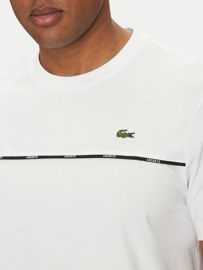 Lacoste Lacoste Marškinėliai TH9842 Balta Regular Fit