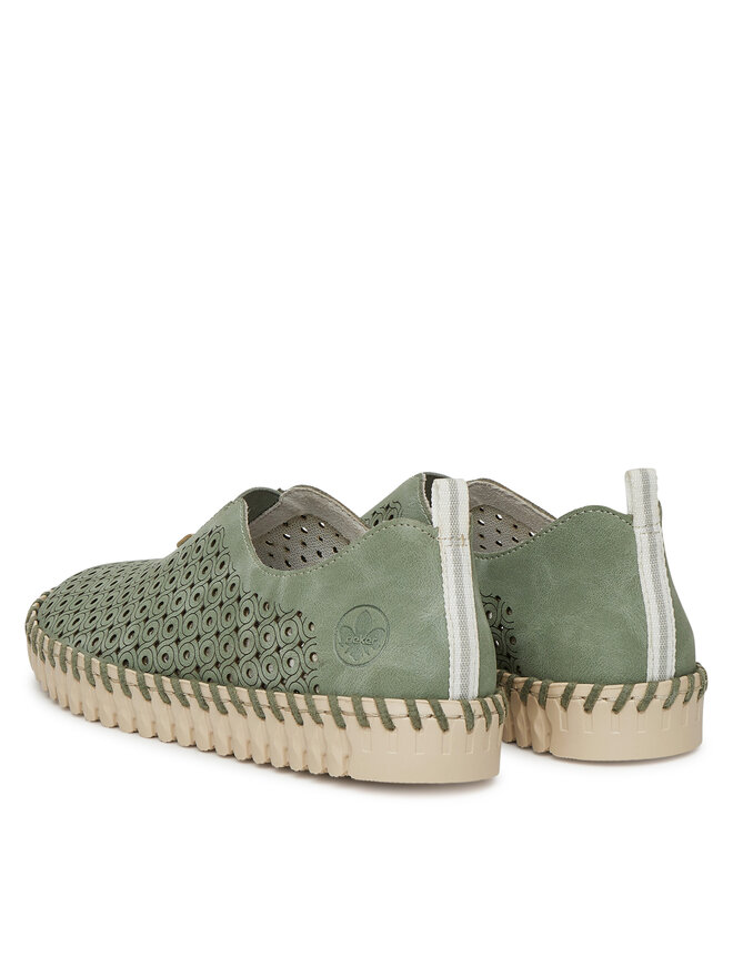 Rieker Pantofi Rieker N1963-52 Verde