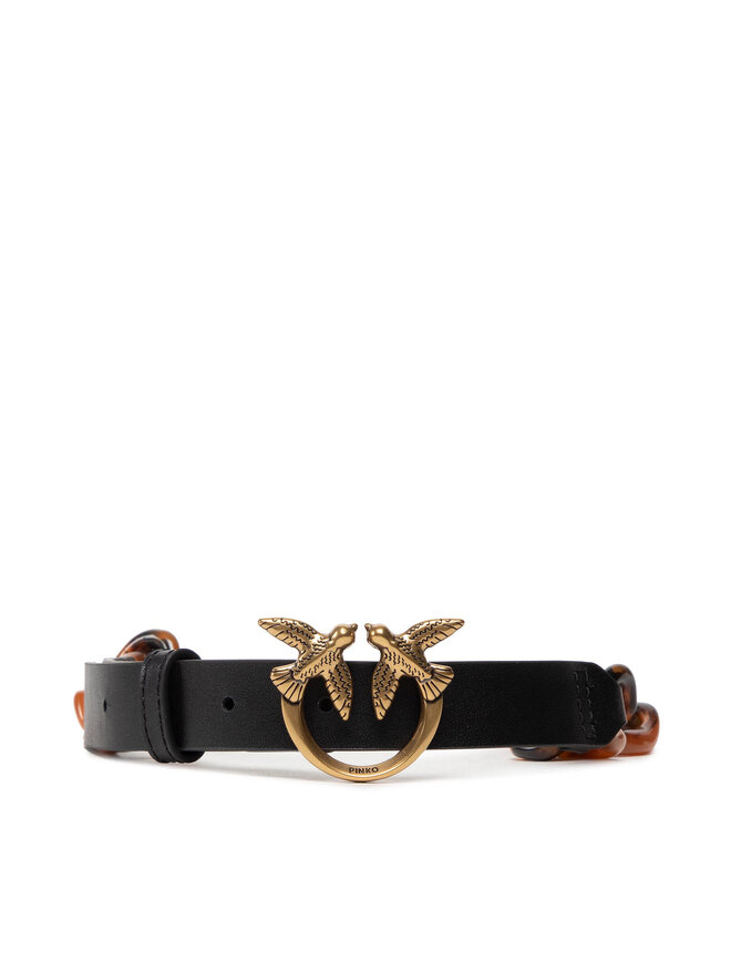 PINKO Cintura da donna Pinko Love Day Turtle Chain Belt H2 PE 22 PLT01 1H2113 Y85T Nero