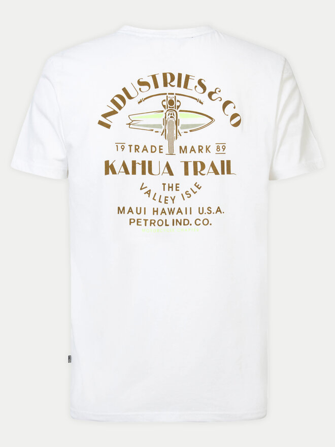 Petrol Industries Petrol Industries Camiseta M-1040-TSR603 Blanco Regular Fit