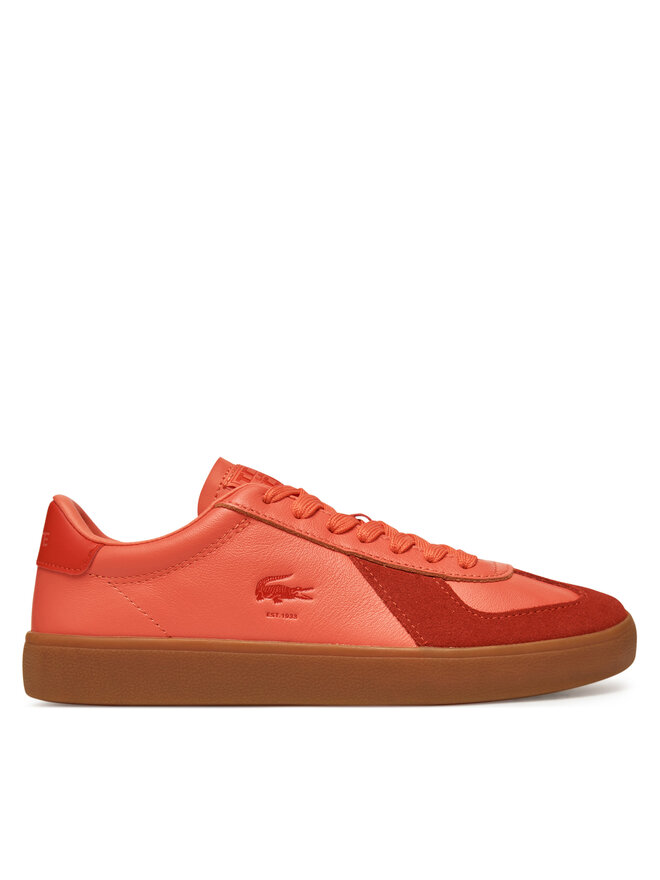 Lacoste Sneakersy Lacoste Baseshot 7-49SFA0030 Pomarańczowy