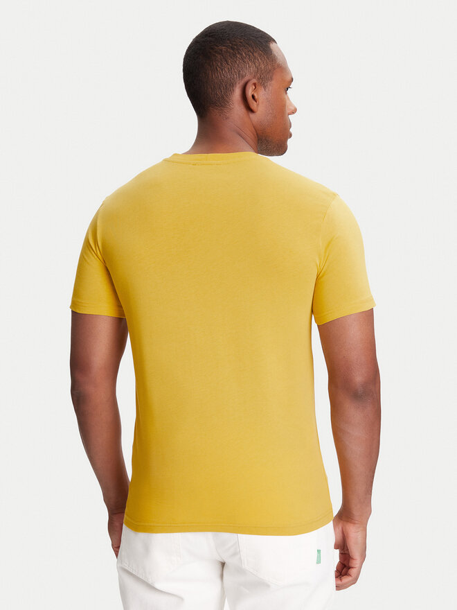 United Colors Of Benetton United Colors Of Benetton Marškinėliai 3U53J1F15 Geltona Regular Fit