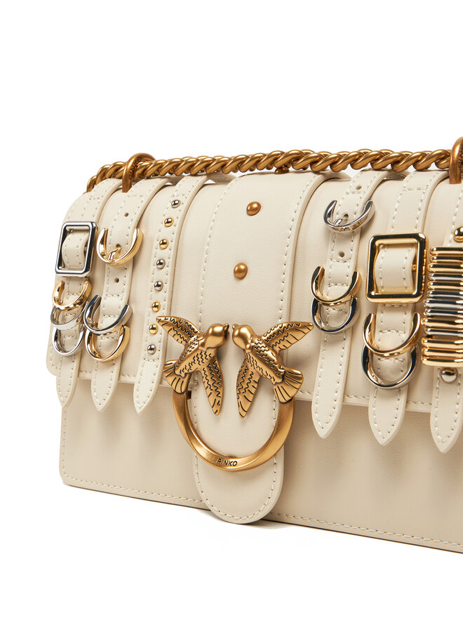 PINKO Τσάντα PINKO Love One Mini Light Cl PE 25 PLTT 103335 A26K Εκρού