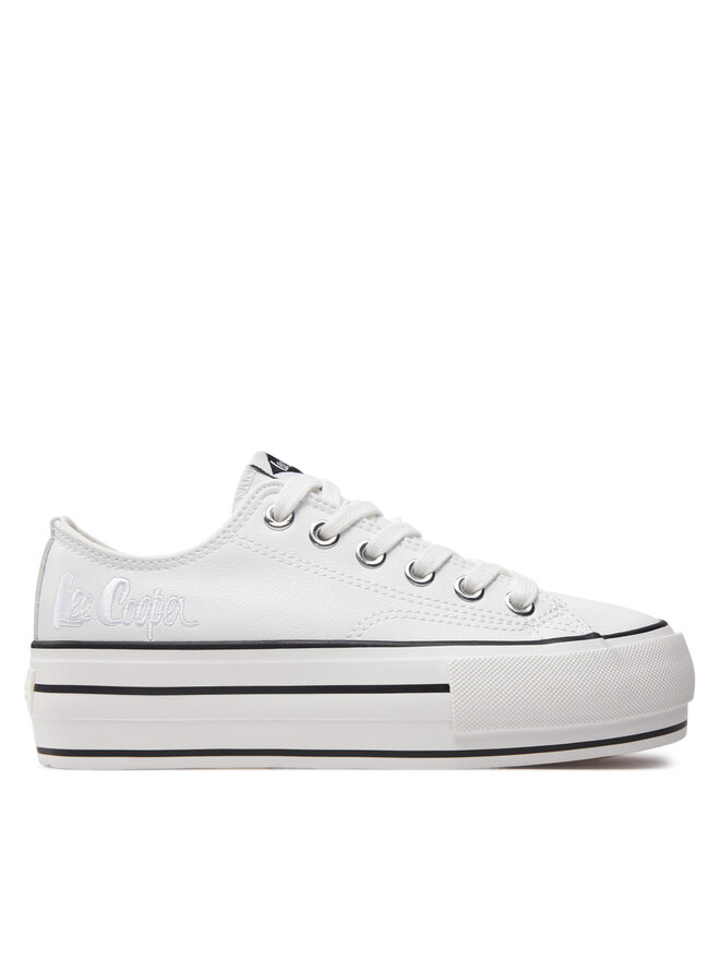 Lee Cooper Πάνινα παπούτσια Lee Cooper LCW-24-31-2221LA Λευκό