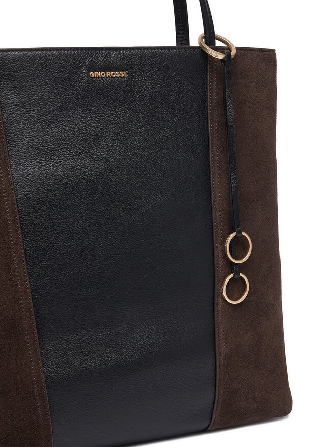 GINO ROSSI Handtasche GINO ROSSI EO-LA224-19590-2 Dunkelbraun