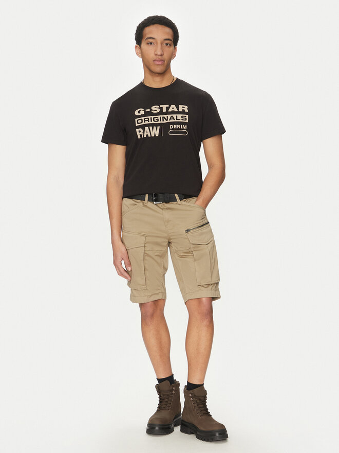 G-Star Raw G-Star Raw T-Shirt Originals D25969-C506 1214 Μαύρο Regular Fit