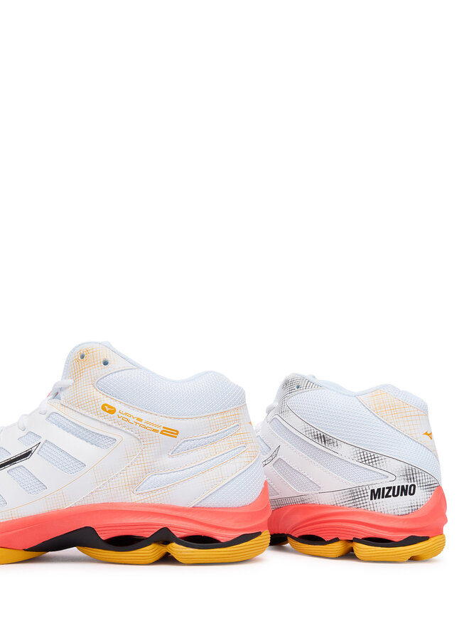 Mizuno Παπούτσια Σάλας Mizuno Wave Voltage 2 Mid V1GA2465 Πορτοκαλί