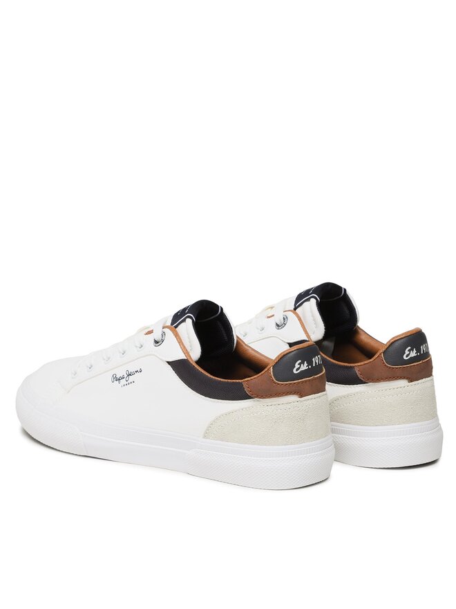 Pepe Jeans Sneakersy Pepe Jeans Kenton Court PMS30839 Biały