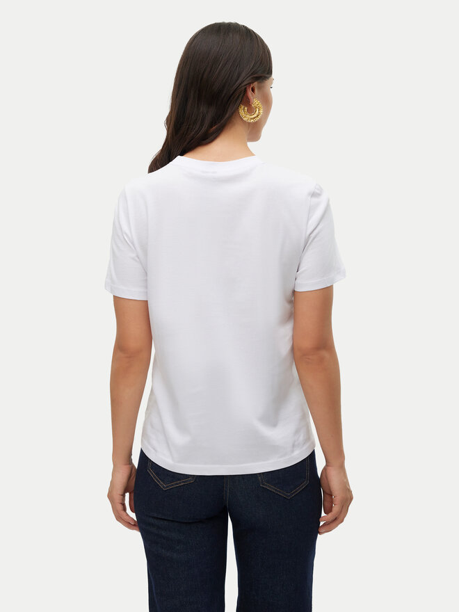 Vero Moda Vero Moda Футболка Paulina 10316991 Білий Regular Fit