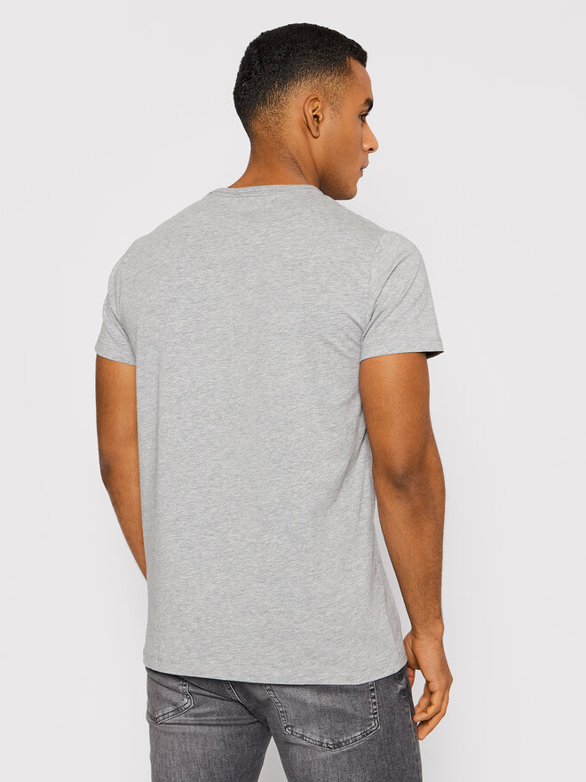Pepe Jeans Pepe Jeans Marškinėliai Original Basic 3 N PM508212 Pilka Slim Fit