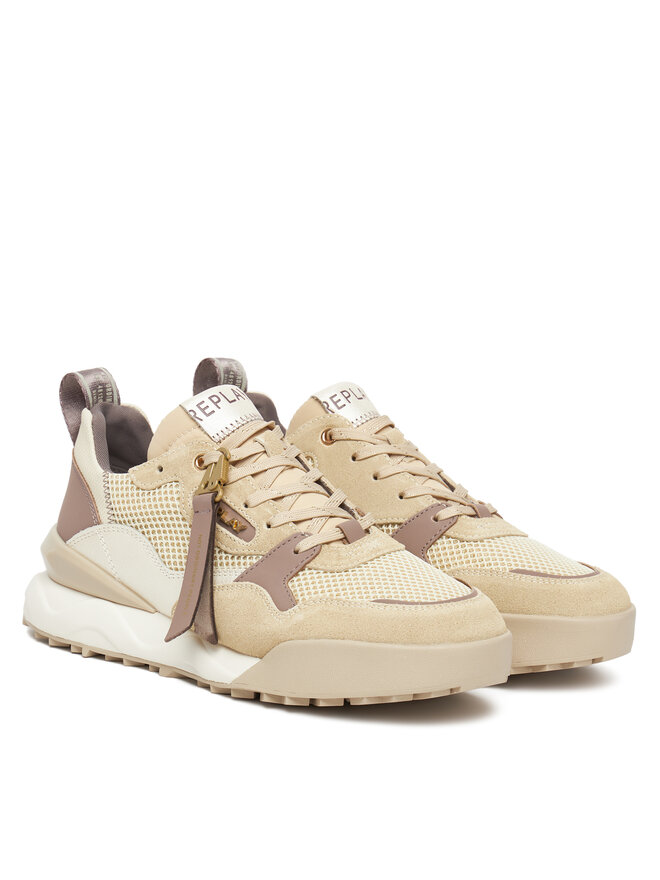 REPLAY Sneakersy REPLAY Field W Double 2 GWS9H .000.C0009L Beżowy
