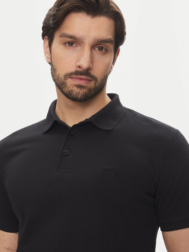 Lindbergh Lindbergh Poloshirt 30-404020 Schwarz Relaxed Fit
