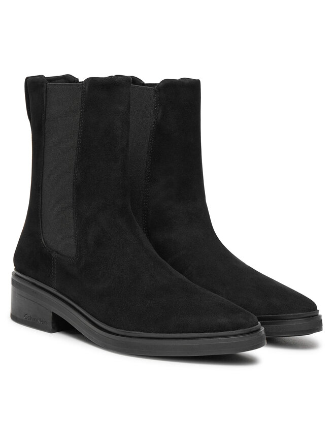 Calvin Klein Боти тип челси Calvin Klein HW0HW02191 Черен
