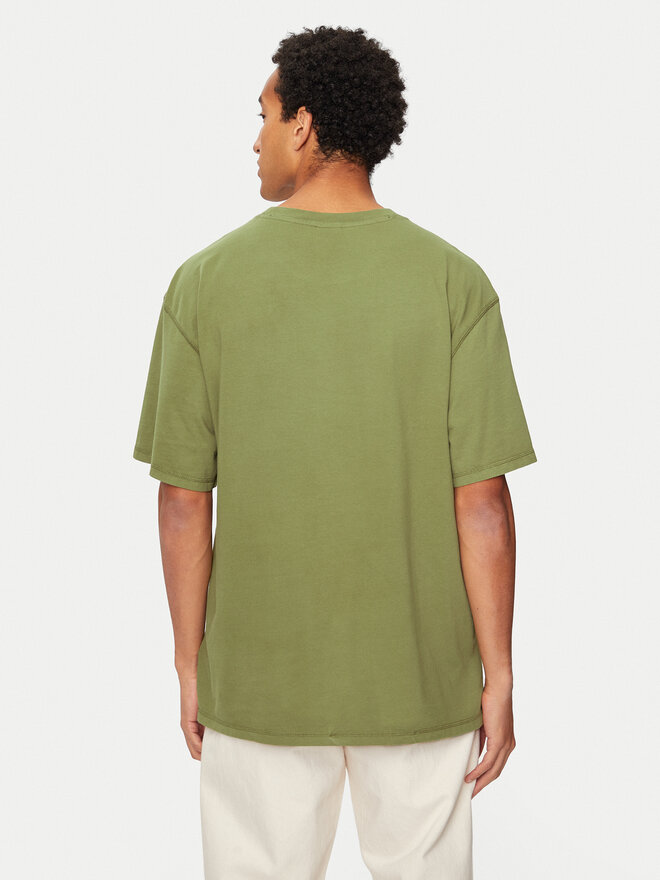 Karl Kani Karl Kani Camiseta Retro Sprayed 60300095 Verde Regular Fit