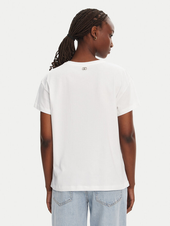 Liu Jo Liu Jo Camiseta WA5148 J4893 Blanco Regular Fit