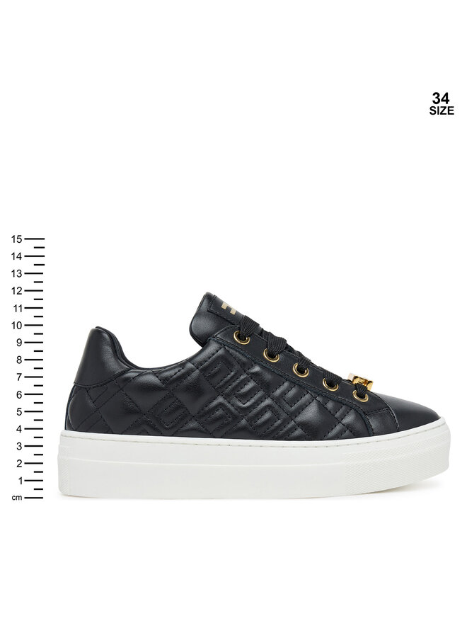 Elisabetta Franchi Sneakers Elisabetta Franchi Low Cut Lace Up F4-A9E-0357-1251 S Schwarz