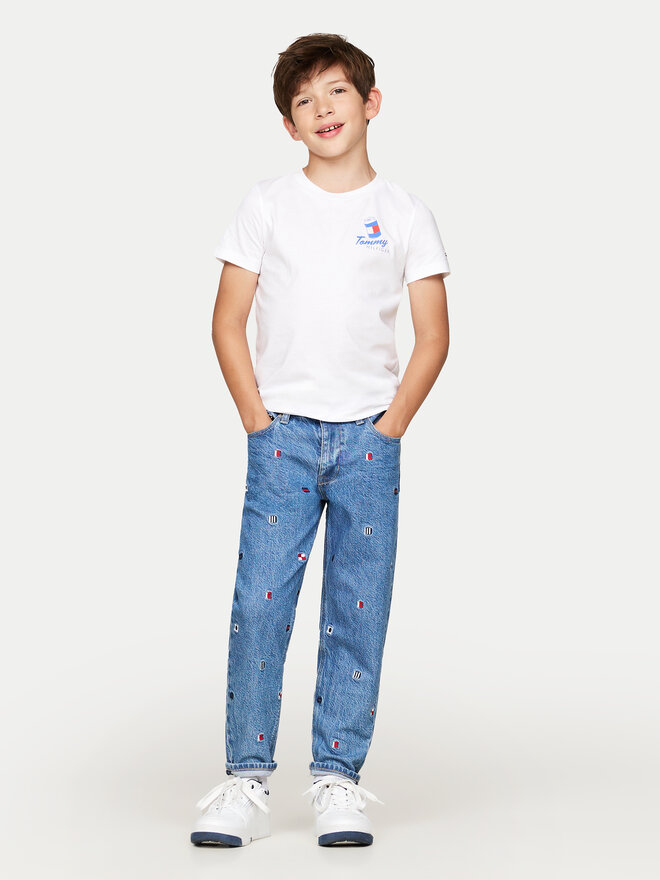 Tommy Hilfiger Tommy Hilfiger Marškinėliai KB0KB09281 Balta Regular Fit