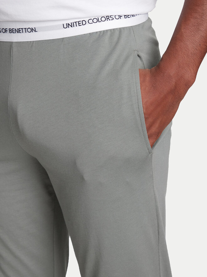 United Colors Of Benetton United Colors Of Benetton Spodnji del pižame 30964F00V Siva Regular Fit