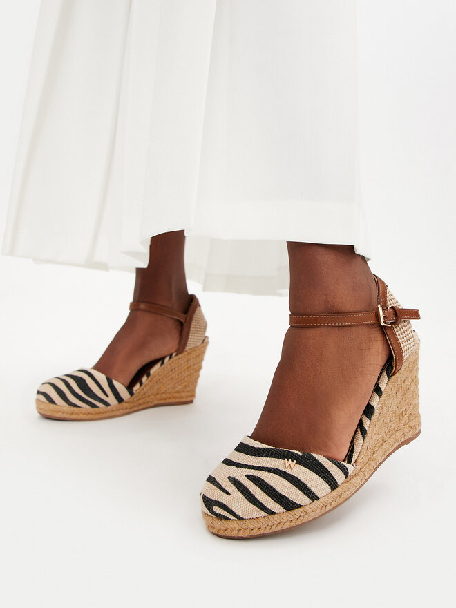 Wrangler Espadryle Wrangler Brava Women Wedge 20241056 Beżowy