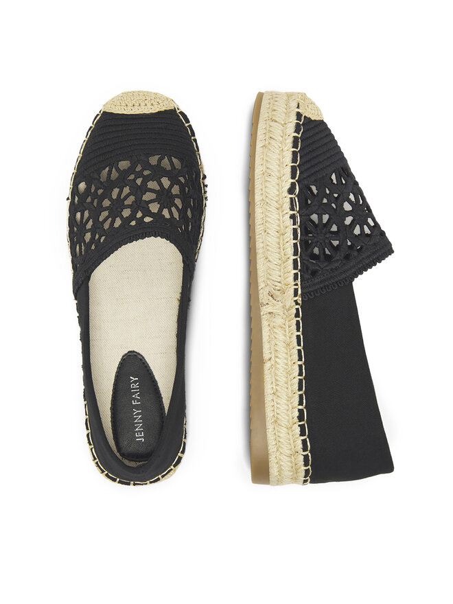 Jenny Fairy Espadrilles Jenny Fairy WSS21119-01 Schwarz