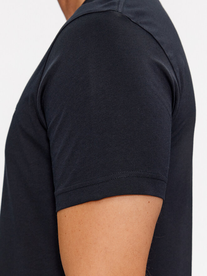Gant Gant Marškinėliai Shield 2003186 Juoda Slim Fit