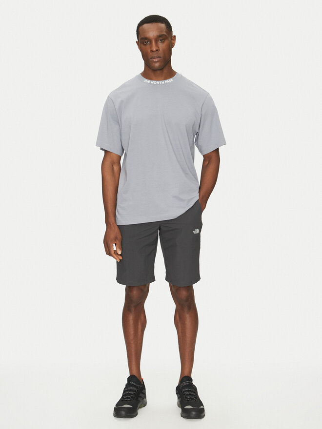 The North Face The North Face Marškinėliai Zumu NF0A87DD Pilka Regular Fit