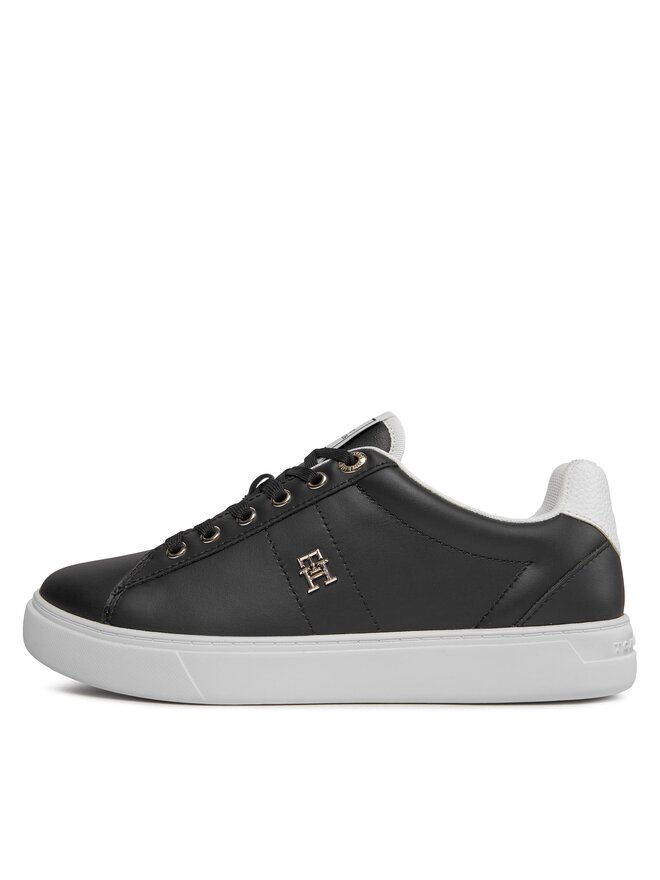 Tommy Hilfiger Сникърси Tommy Hilfiger Essential Elevated Court Sneaker FW0FW07685 Черен