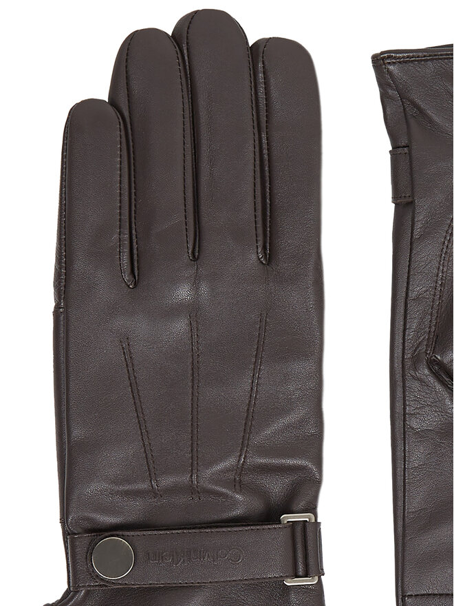 Calvin Klein Rękawiczki Męskie Calvin Klein K50K512384 Brązowy