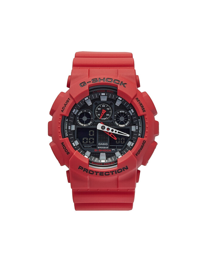 G-Shock Laikrodis G-Shock GA-100B-4AER Raudona