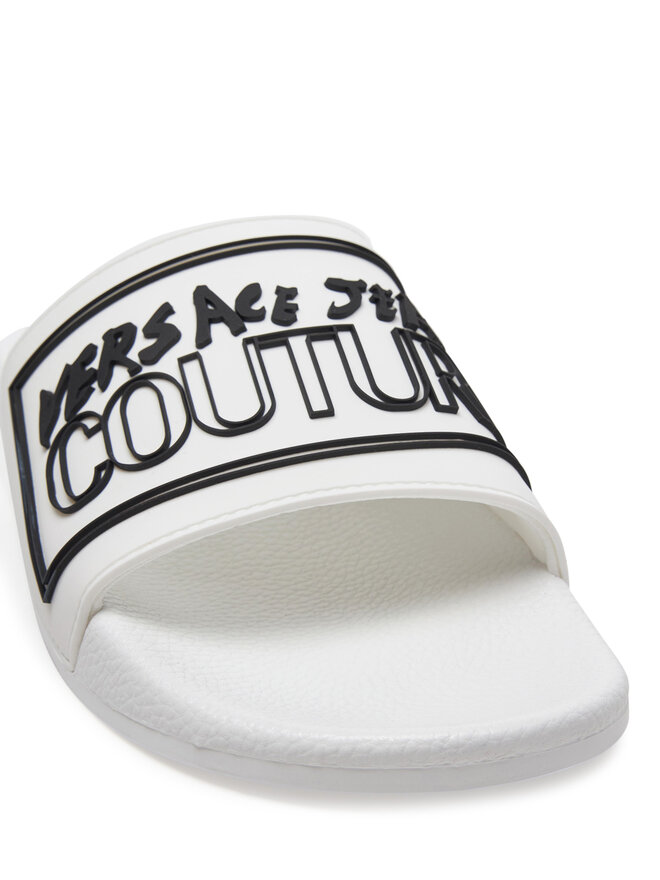 Versace Jeans Couture Παντόφλες Versace Jeans Couture 78YA3SQ3 Λευκό