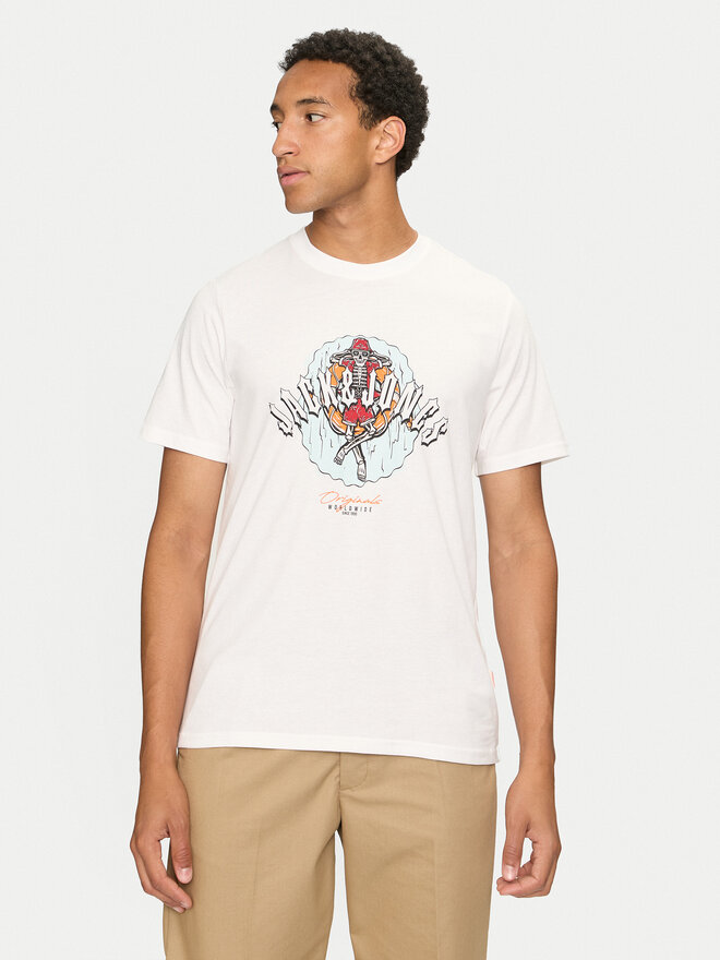 Jack&Jones Jack&Jones Camiseta Coconut Skull 12255192 Blanco Standard Fit