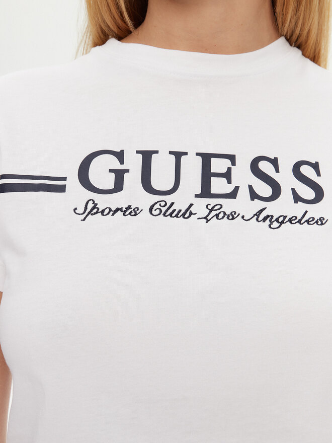 Guess Guess Marškinėliai V5GI03 I3Z14 Balta Regular Fit