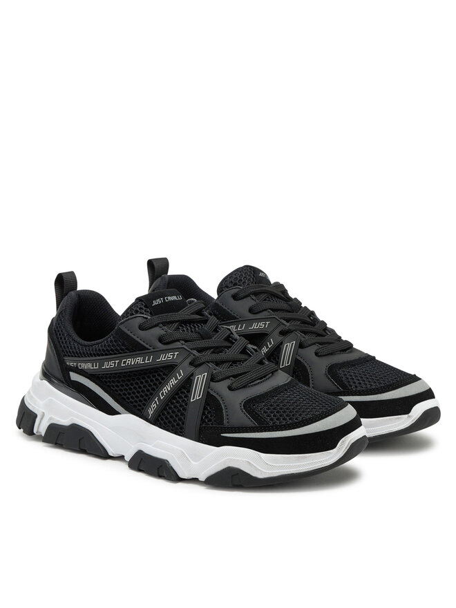 Just Cavalli Sneakersy Just Cavalli 78QA3SH5 ZSC48 Černá