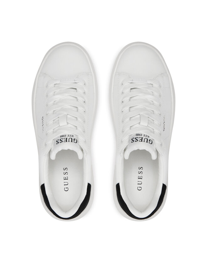 Guess Sneakersy Guess Elbina FLJELB LEA12 Biela