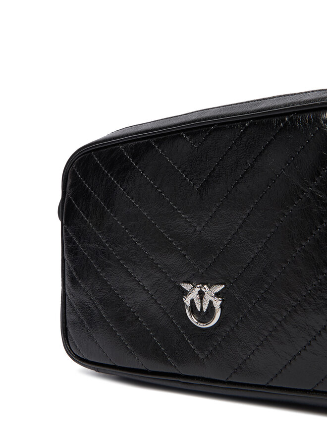 PINKO Handtasche PINKO Carrie Camera Bag Classic Al 25-26 PLTT 104336 A2JC Schwarz