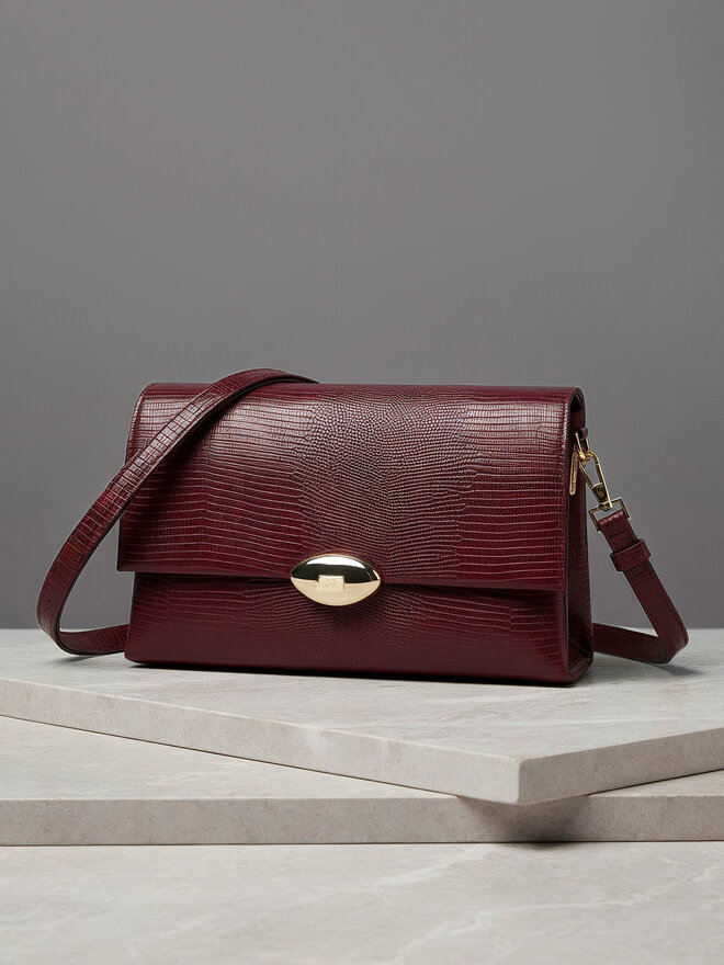 GINO ROSSI Дамска чанта Gino Rossi CEO-LAILA-KQ034 Бордо