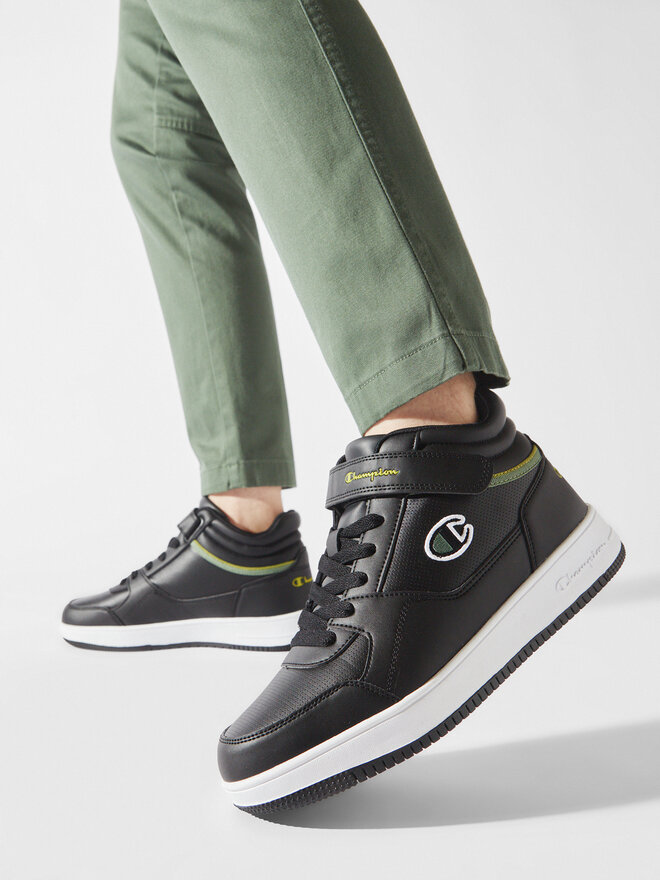 Champion Snīkeri Champion Rebound Mid Mid Cut Shoe S21904-KK004 Melns