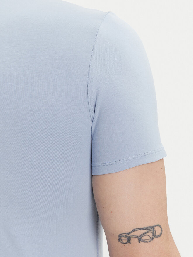 Guess Guess Camiseta M2YI24 J1314 Celeste Slim Fit